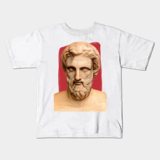 Greek Playwright Aristophanes illustration Kids T-Shirt